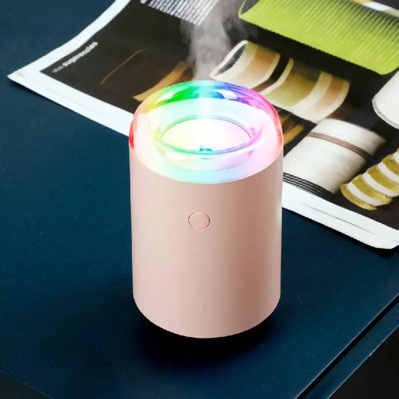 255ML Portable Usb Car Humidifier Colorful Atmosphere Light Home Office Mute Mini Air Purifying Humidifier