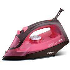 Clikon Steam Iron Pink 1300 W | reliable performance | lightweight | variable steam settings | safety features | stylish | even heat distribution | Halabh.com