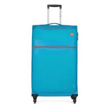VIP Hilite 4 Wheel Soft Case Luggage Trolley 57cm Aqua Blue