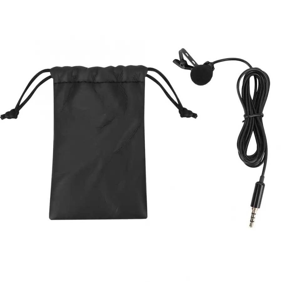 Portable Metal Lavalier Collar Clip on Camera Microphone