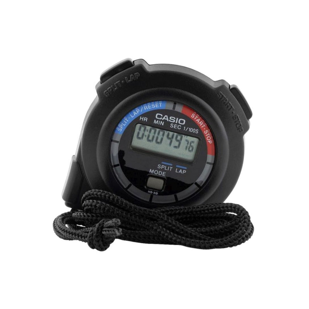 Casio Digital Handheld Stopwatch HS-3V-1BRDT| Handheld Stopwatch | Sports | Fitness | Athletes | Accurate | Lap Memory | Split Time | Durable | Measuring Performance | Halabh.com