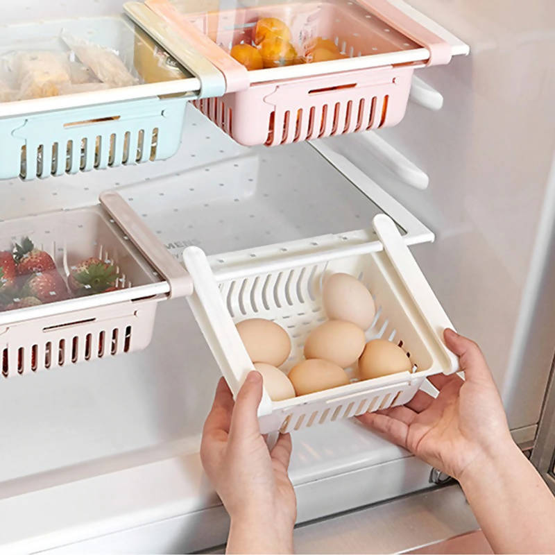 1PCS Fridge Food Organizer Adjustable Storage Rack | Kitchen Appliance | Halabh.com