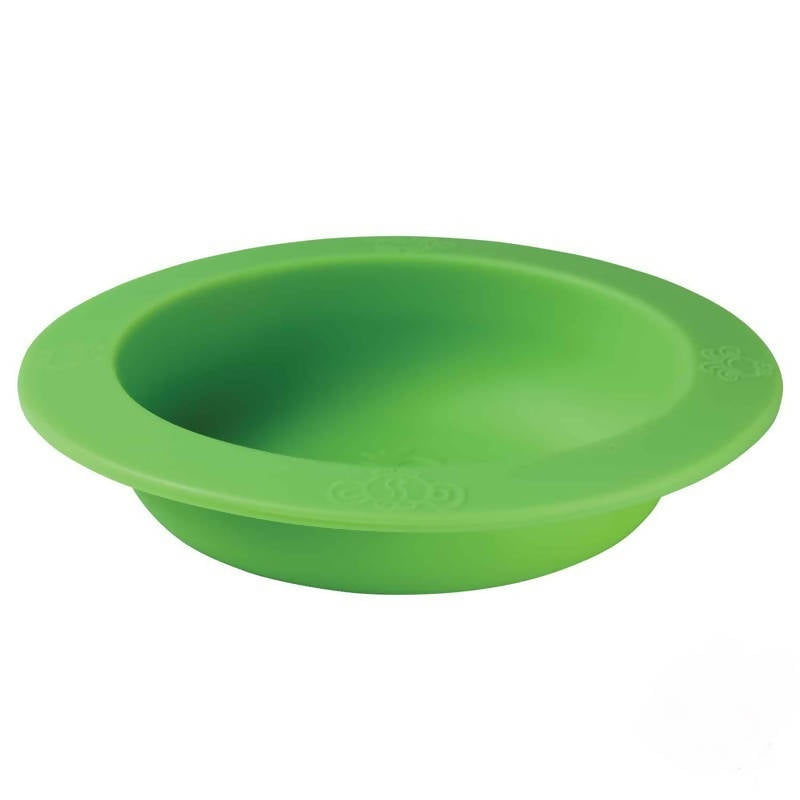 Oogaa Baby Bowl & Lid In Silicone Green