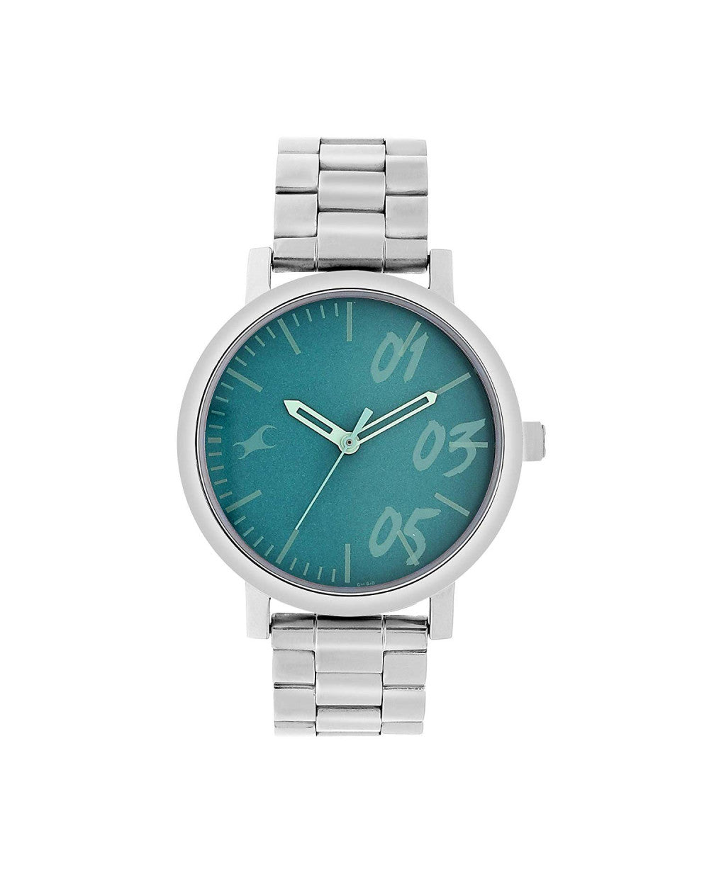 Fastrack Tropical Women's Watch 68010SM05 | Stainless Steel | Mesh Strap | Water-Resistant | Minimal | Quartz Movement | Lifestyle | Business | Scratch-resistant | Fashionable | Halabh.com