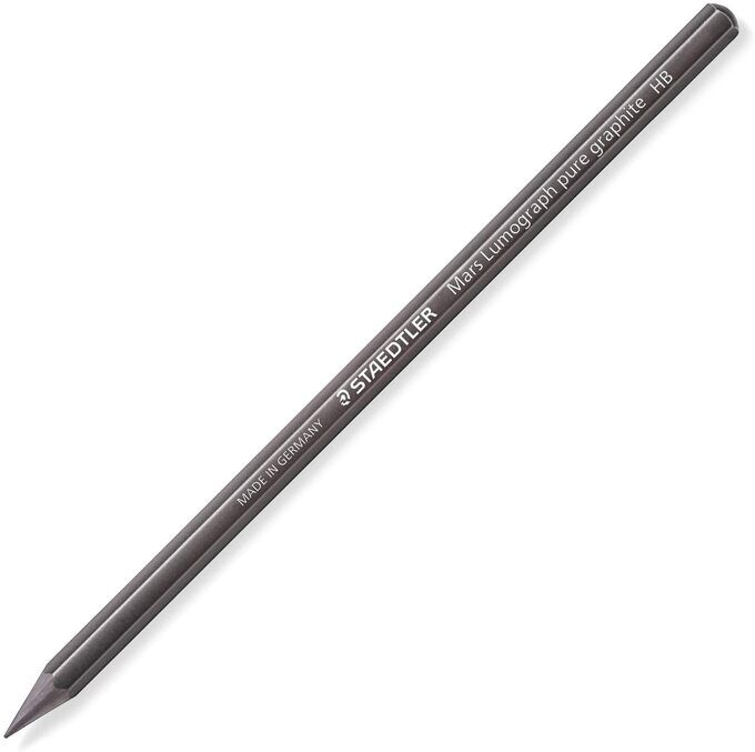 Staedtler Lumograph Full Graphite Pencils, Tin of 6 Assorted Grades ST-100G-M06