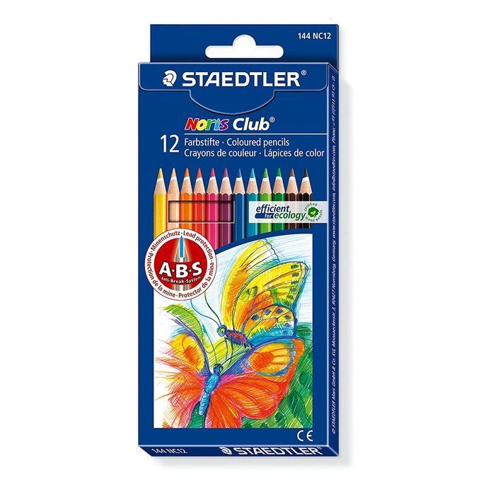 Staedtler Noris Colouring Pencils, 12 Colors Set ST-144-NC12