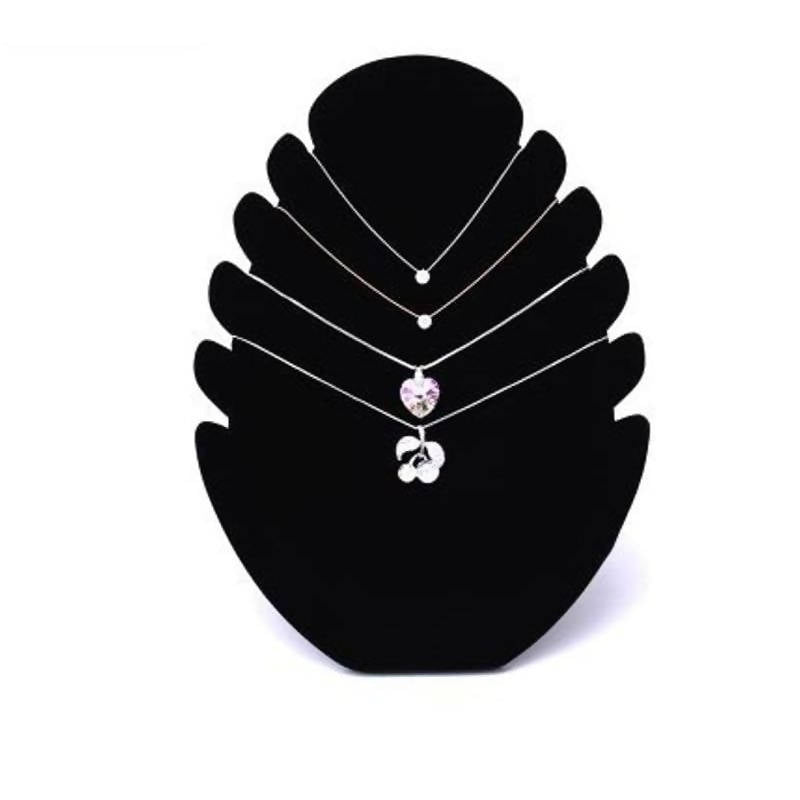 Jewelry Organizer Holder Tray Case For necklace Storage Display Black