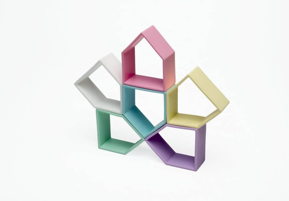 Dena Toys Silicone House Multicolor
