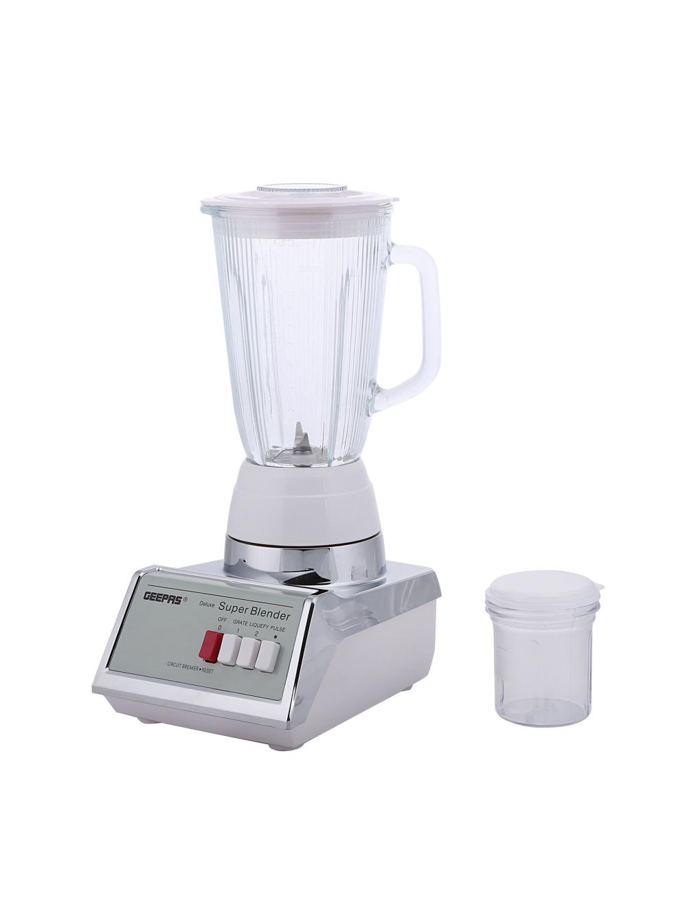 Geepas  2 In 1 450 Watts Electric Blender With Glass Jar | Kitchen Appliances | Halabh.com