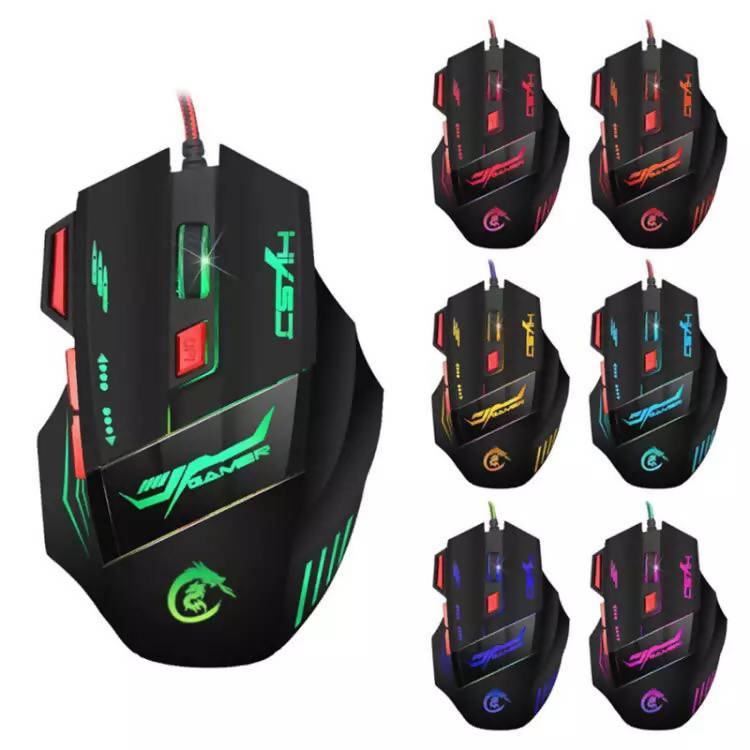 Professional Gaming Wired Mouse 5500 DPI