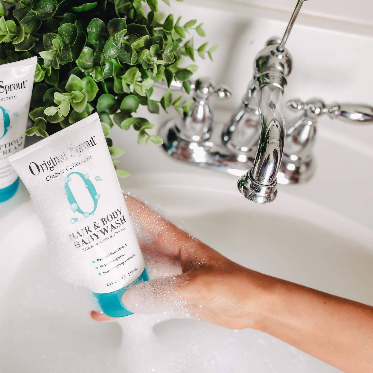 Original Sprout Hair and Body Baby Wash 4 oz