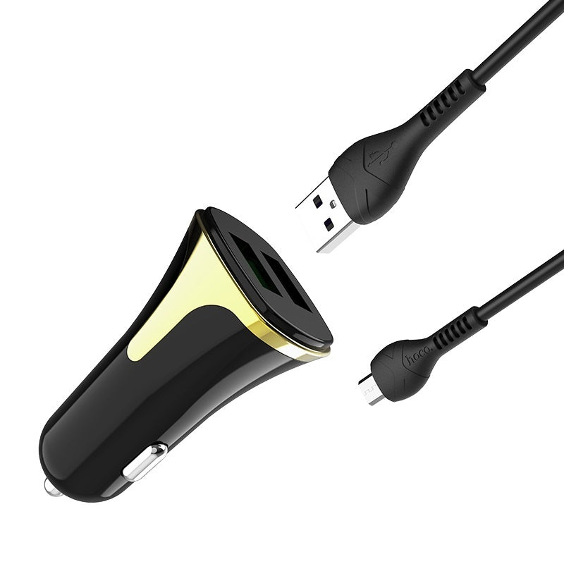 Hoco Car Charger Universe Double Port