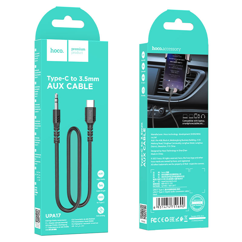 Cable Type C To 3.5mm