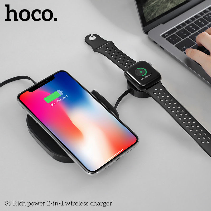 Hoco Wireless Charger 2 In 1