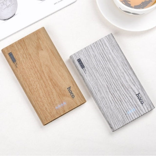 Hoco Power Bank Wooden 13000mAh Grey