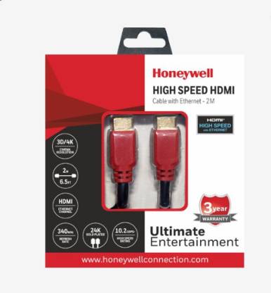 Honeywell HDMI Cable 2M Black & Red