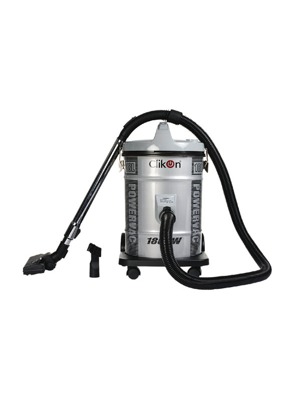 Clikon Vacuum Cleaner 21 Liter 1800W | powerful suction | large capacity | versatile cleaning tools | easy maintenance | Halabh.com