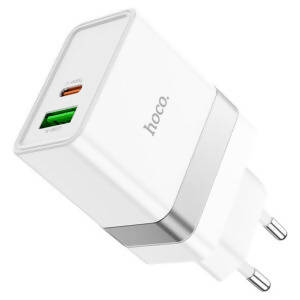 Wall charger “N21 Topspeed” dual port PD30W + QC3.0 EU set with cable