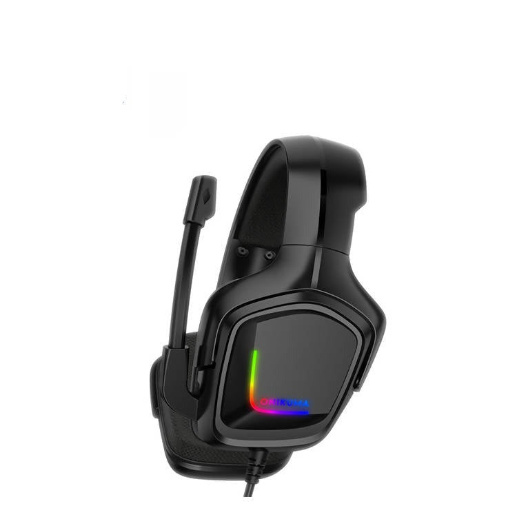 سماعة رأس للألعاب Onikuma K20 Camo Gray مع سماعات صوت محيطي PS4 مع ميكروفون تعمل مع جهاز Xbox One PC ، وأغطية للأذنين خفيفة الوزن وخفيفة الوزن للتحكم في مستوى الصوت