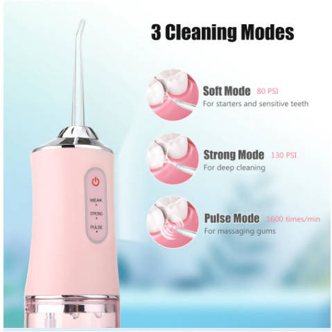 Powerful Dental Water Jet Pick Flosser Mouth Washing Machine Portable Oral Irrigator for Teeth Whitening Dental Cleaning Health