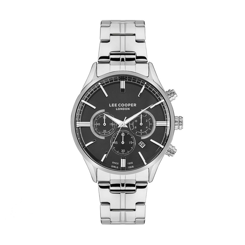 Lee Cooper Analog Men Watch LC07367.350 | Stainless Steel | Mesh Strap | Water-Resistant | Minimal | Quartz Movement | Lifestyle | Business | Scratch-resistant | Fashionable | Halabh.com