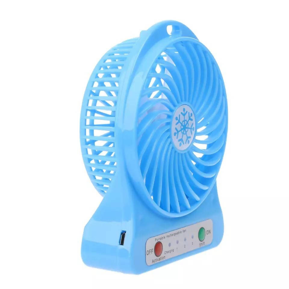 Portable LED Light Mini Fan