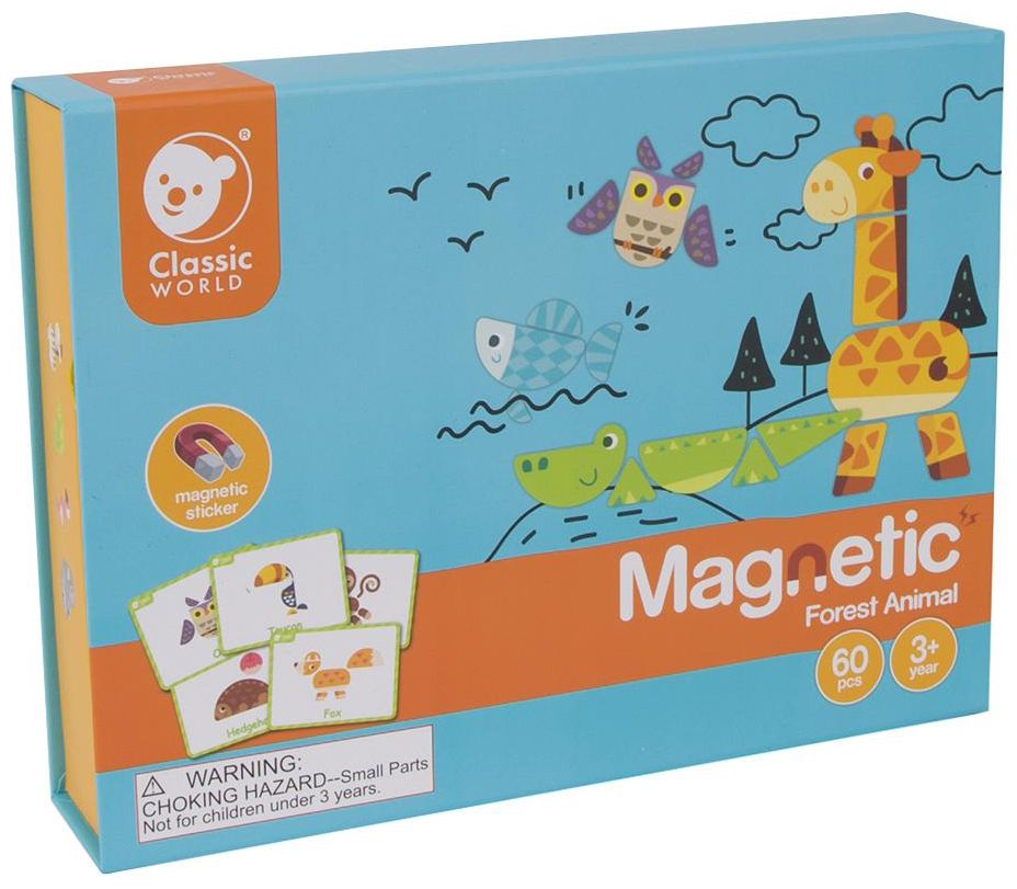 Classic World Magnetic Game Forest Animals