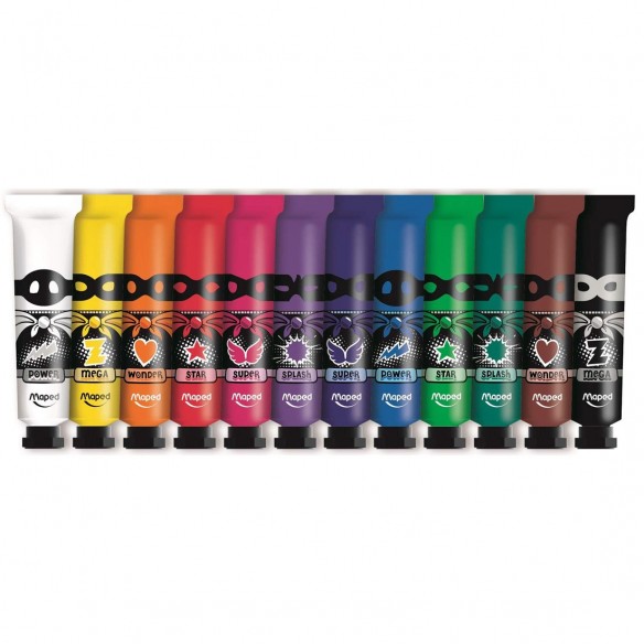 Maped Color Peps Gouache Paints in Plastic Box