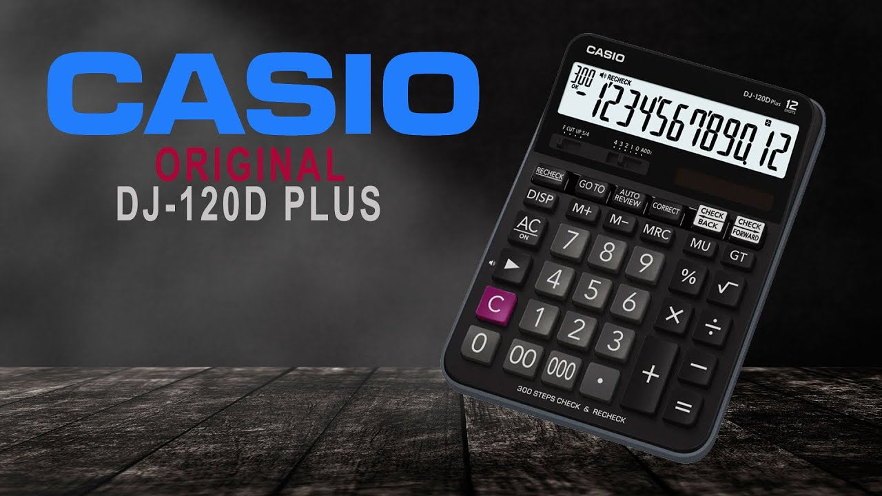Casio Check & Correct Calculator Black