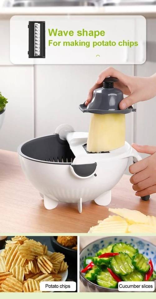 9-In-1 Creative Vegetable Cutter and Slicer | Kitchen Appliance | Halabh.com