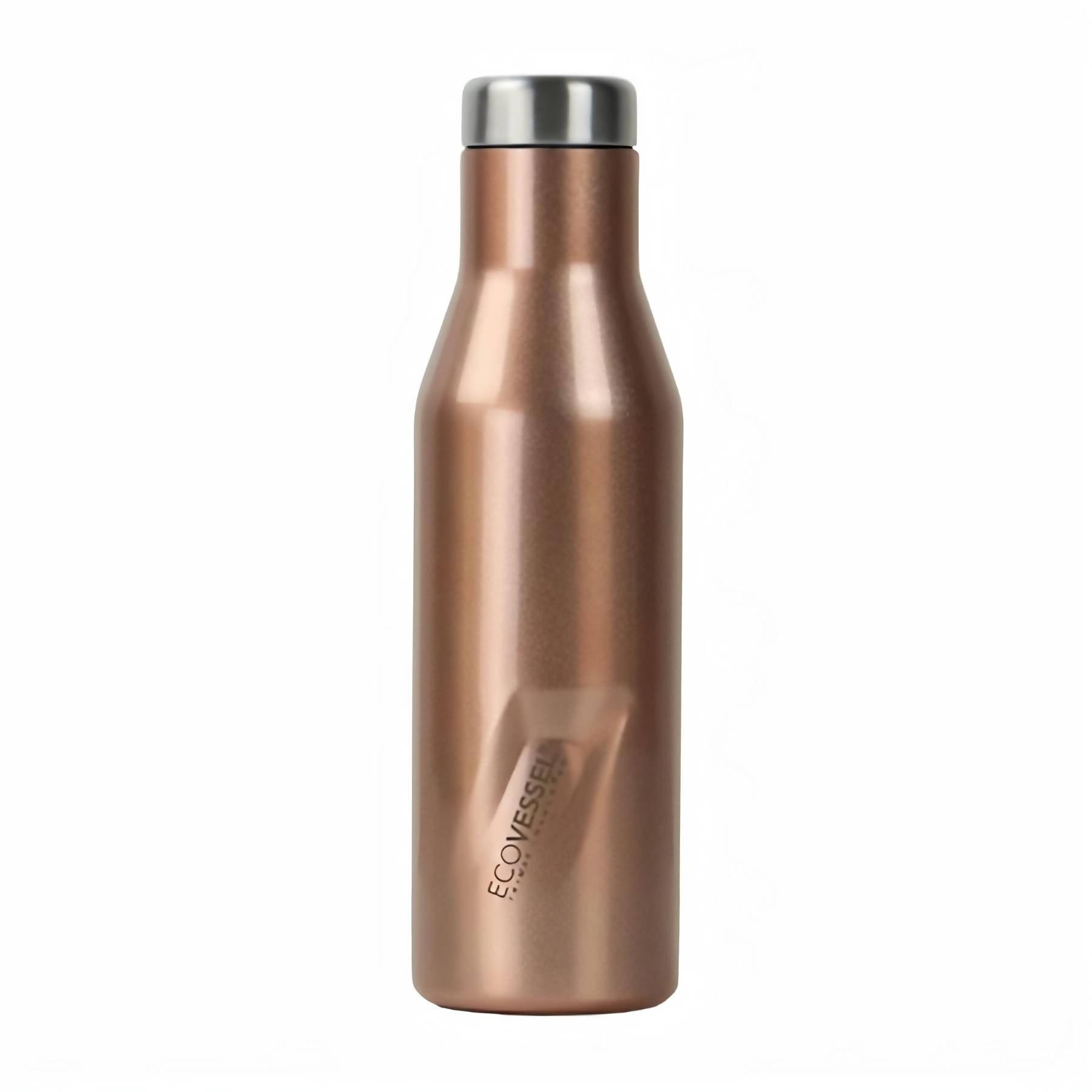 EcoVessel Aspen Insulated Stainless Steel 16oz Bottle - Rose Gold