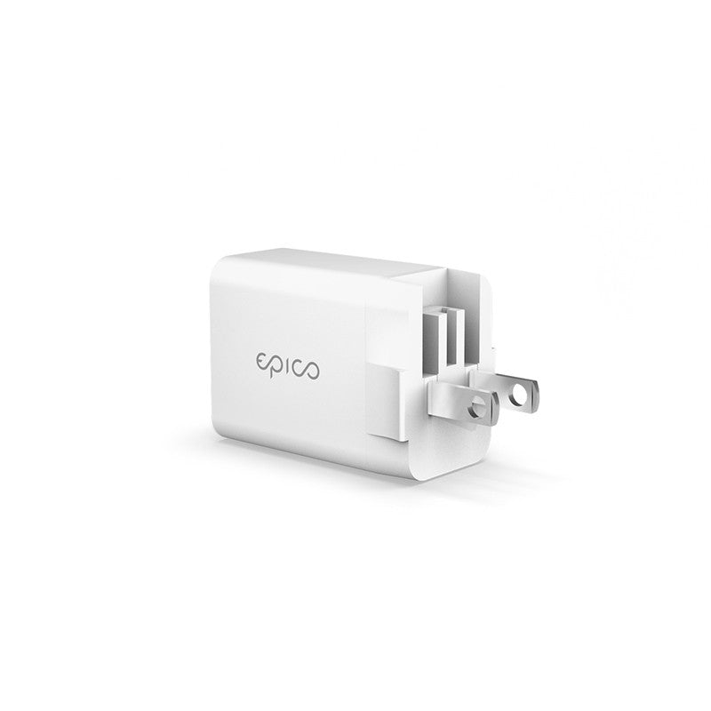 Epico Travel Charge 20W Power Delivery Charger Changeable PLUG White
