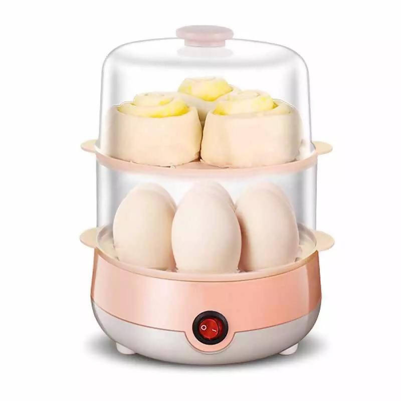Mini Electric Pan Boilers 2-Layer Boiled Egg Cooker