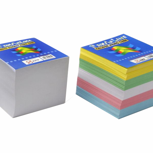 Sinarline Block Cube Jumbo Assorted Color 9 X 9 cm With Gum