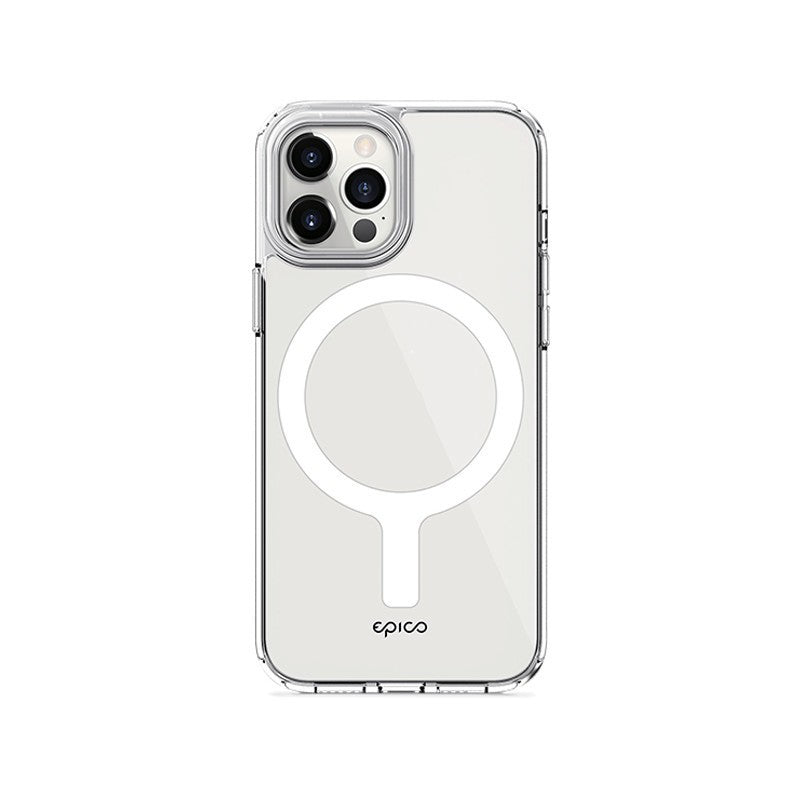 Epico MagSafe Case On iPhone 14 Pro Hero Magnetic MagSafe Transparent