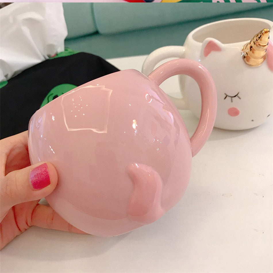 Embrace the Magic with Our Creative Ceramic Unicorn Mug | Kitchen Appliance | Halabh.com