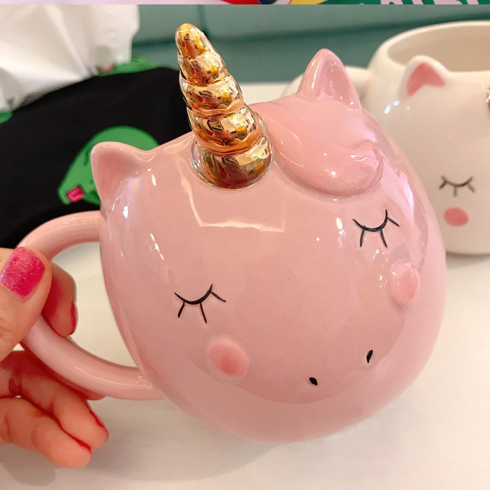 Embrace the Magic with Our Creative Ceramic Unicorn Mug | Kitchen Appliance | Halabh.com