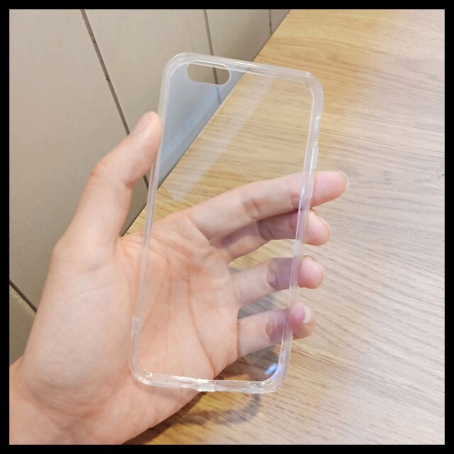 Dual Rainbow Gradient Clear Acrylic Case for iPhone 11 Pro XS Max XR iPhone 8 7 6 6S Plus