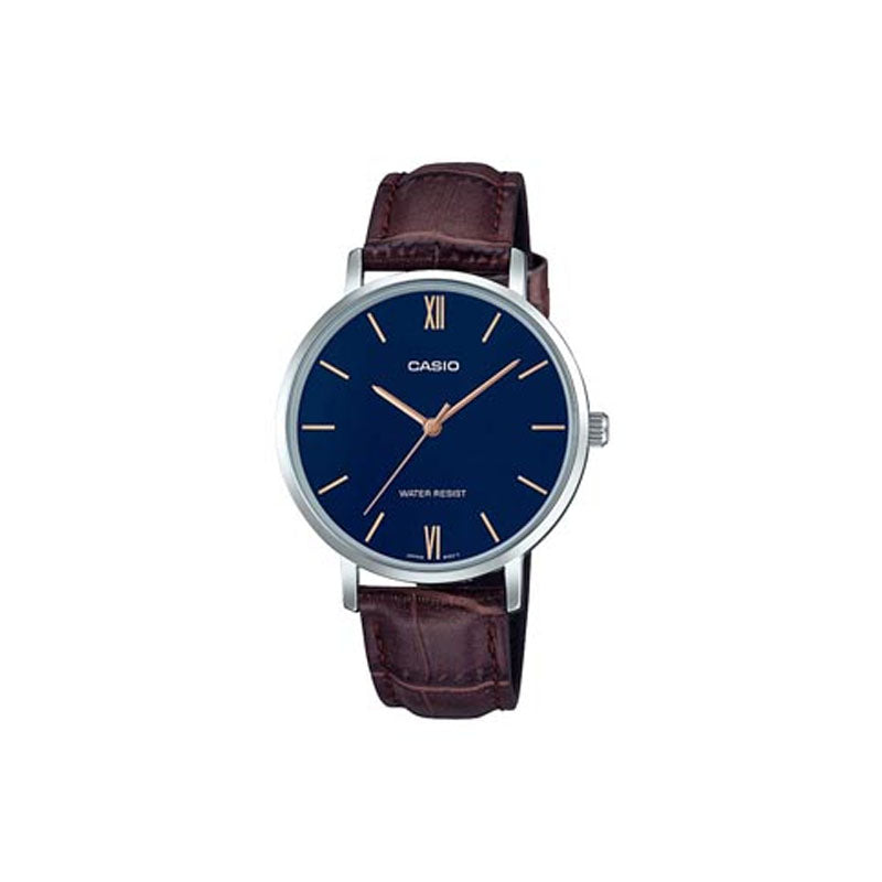 Casio Women's Analog Watch LTP-VT01L-2BUDF | Leather Band | Water-Resistant | Quartz Movement | Classic Style | Fashionable | Durable | Affordable | Halabh.com