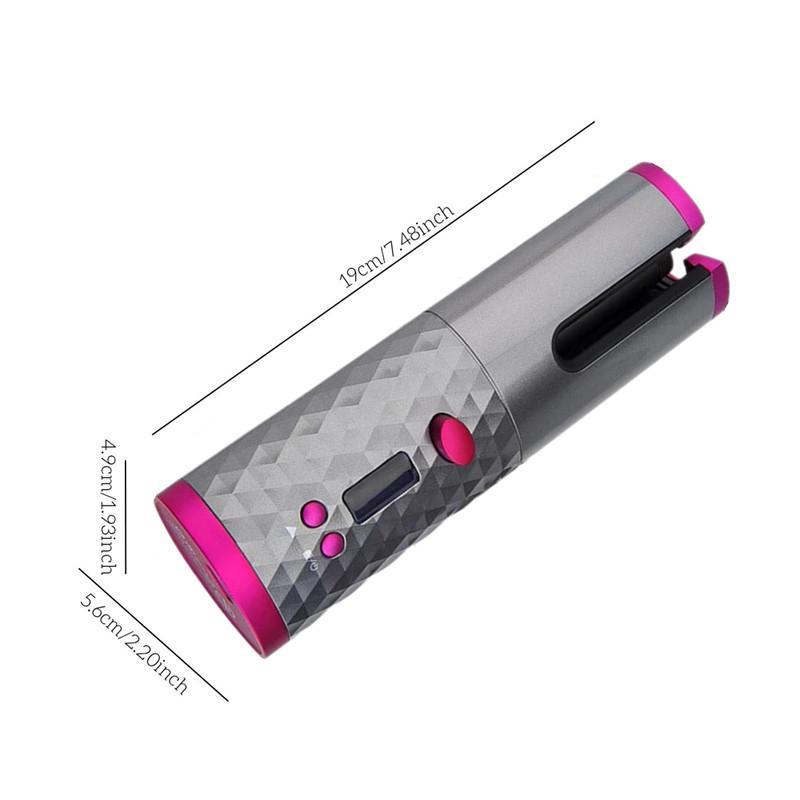 Automatic Wireless Temperature Display Hair Curler in Bahrain - Halabh