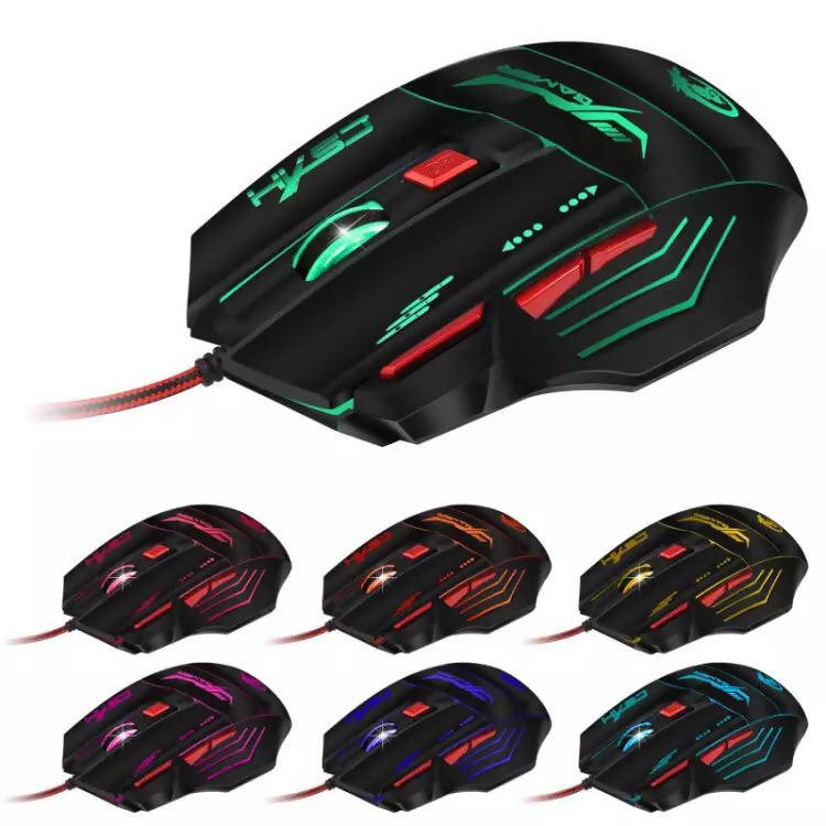 Professional Gaming Wired Mouse 5500 DPI