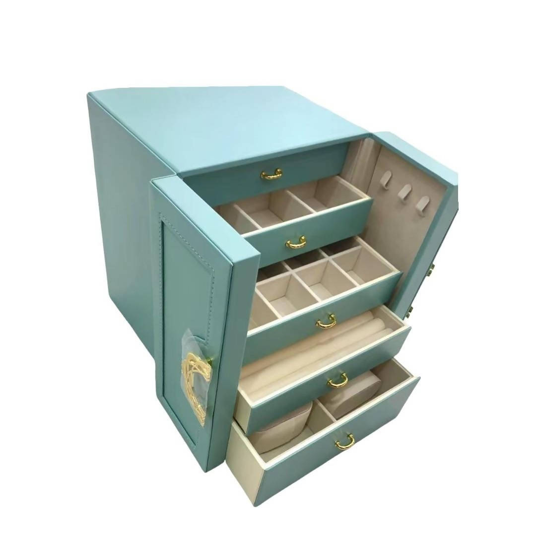 Jewelry Organizer Box Holder Tray Case For Ring Earrings Necklaces Accessories Etc Storage Display