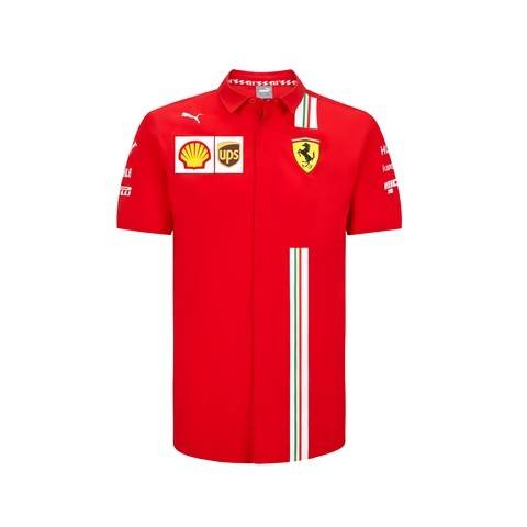 2020 قميص فيراري إيطاليا F1 Team رجالي أحمر