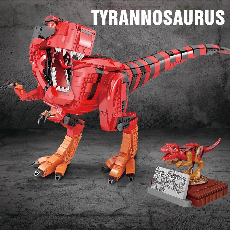 Cartoon Animals dinosaur Tyrannosaurus dragon Model DIY Diamond Micro Mini Building Blocks Bricks Toy child adult gifts