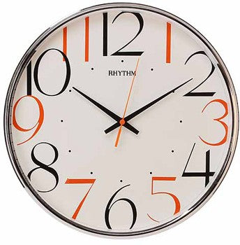Rhythm Wall Clock CMG486NR66 | stylish watch | accurate timekeeping | wall clock | round clock | Casio watch | wall watch | home décor | timepiece | Halabh.com