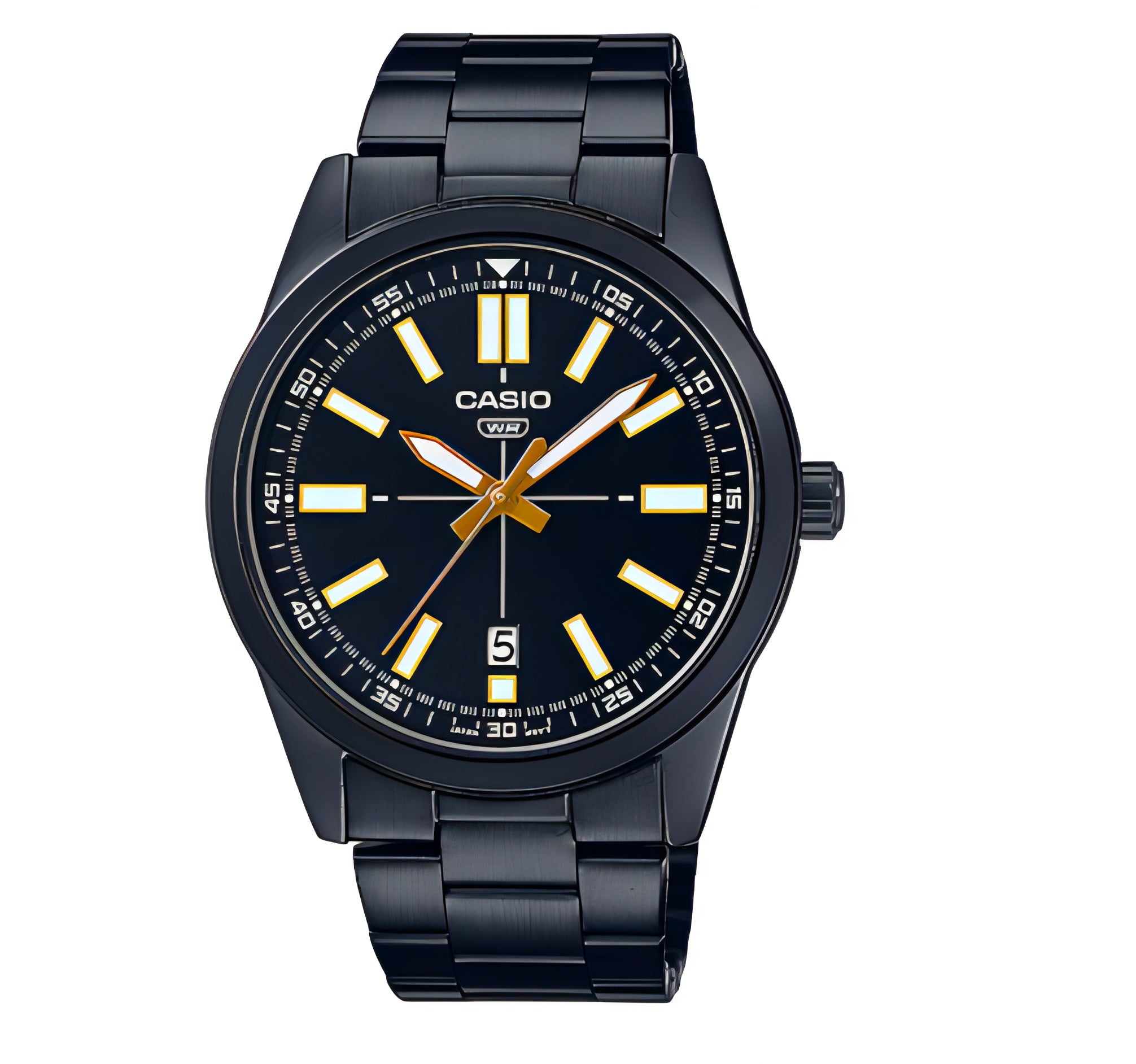 Casio Men's Enticer Watch MTP-VD02B-1EUDF | Stainless Steel | Mesh Strap | Water-Resistant | Minimal | Quartz Movement | Lifestyle | Business | Scratch-resistant | Fashionable | Halabh.com