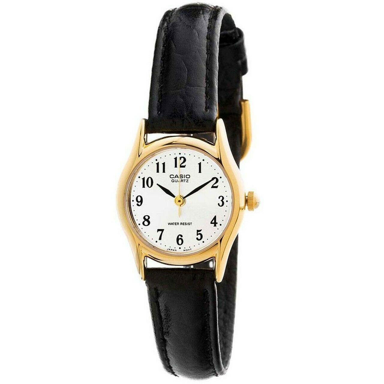 Casio Analog Women's Watch LTP-1094Q-7B1RD | Leather Band | Water-Resistant | Quartz Movement | Classic Style | Fashionable | Durable | Affordable | Halabh.com