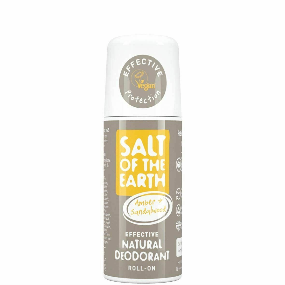 Salt of the Earth Amber and Sandalwood Roll On 75ml