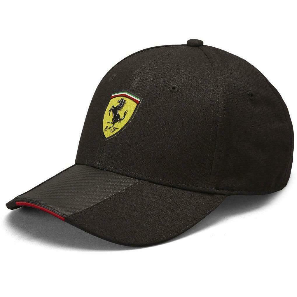Scuderia Ferrari F1 Black Carbon Hat