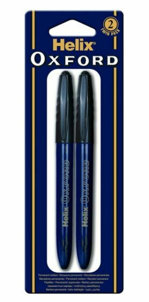 Helix Oxford Fine Bullet Tip Permanent Markers